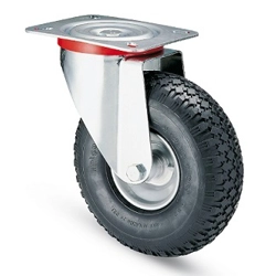 vendita online Ruota avo pneumatica diam.260x85 con piastra girevole art.54 Ruote carrelli ad alta portata Avo